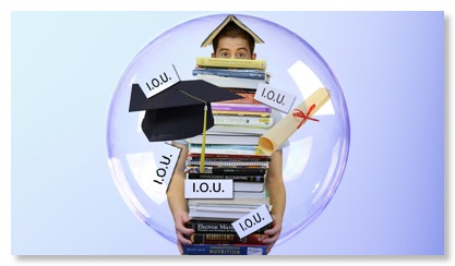 picture of a bubble with books and ious